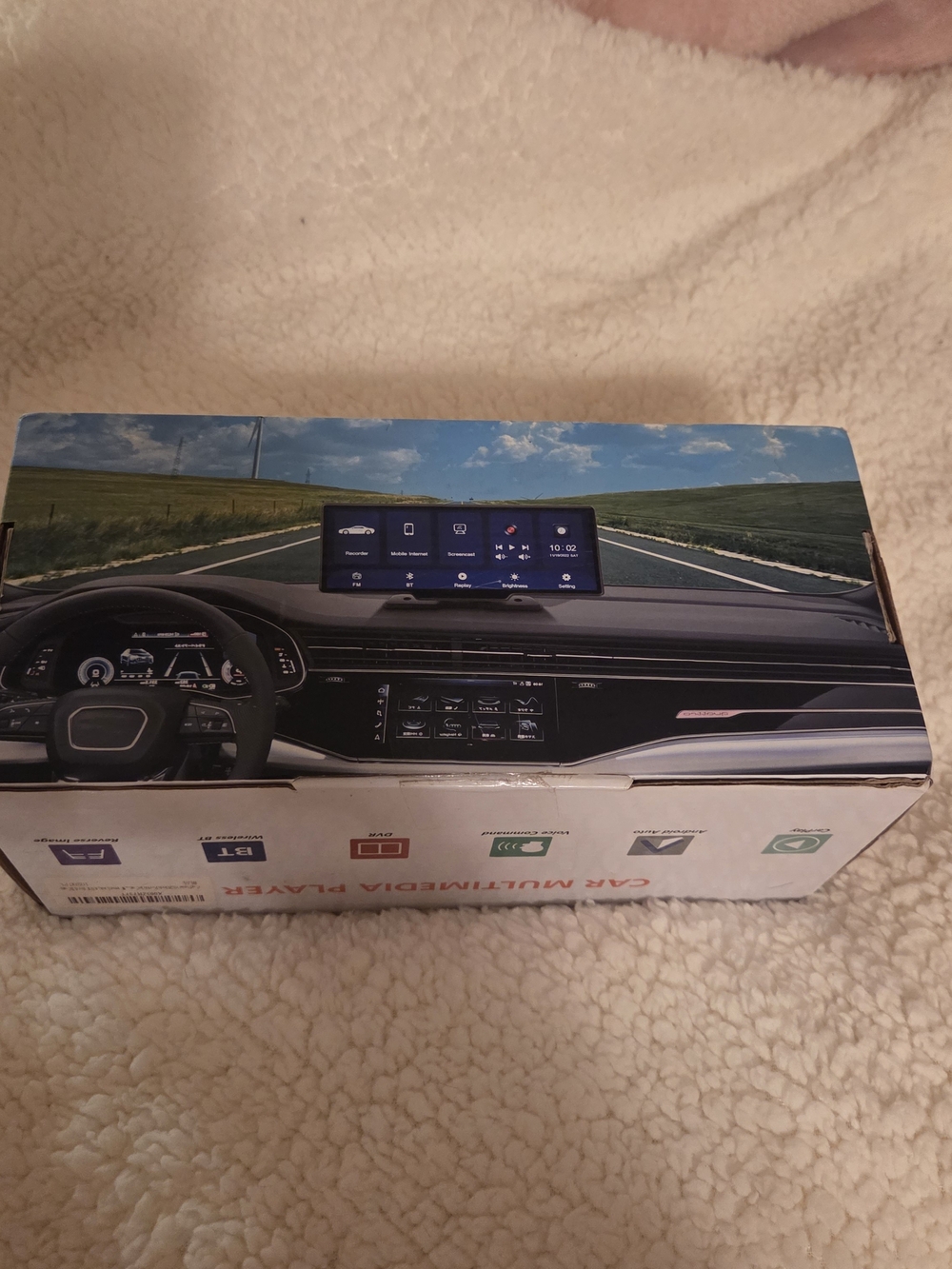Source Unknown Black Car Multimedia Dashboard Receiver